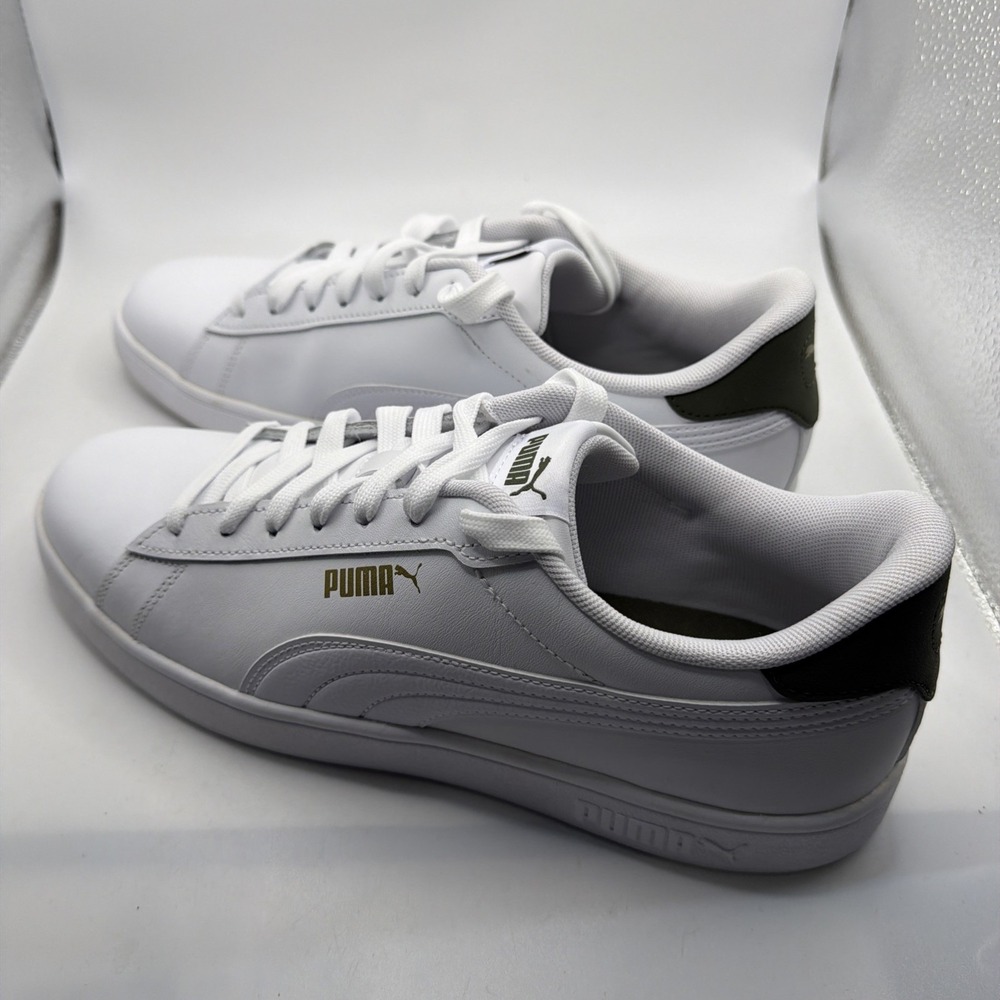 Puma Ace Court Sneakers White&Green Men's SoftFoam+ Size 11 - Picture 3 of 11